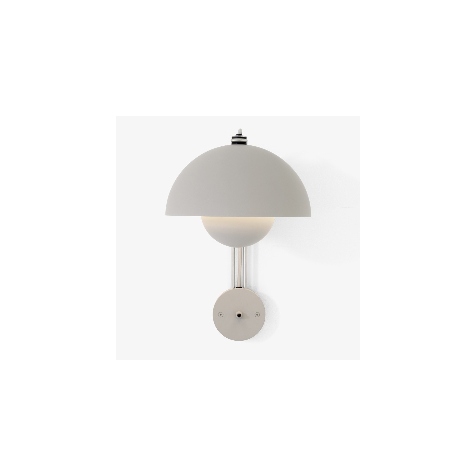 &Tradition – FlowerPot VP8 wall lamp, matt light grey