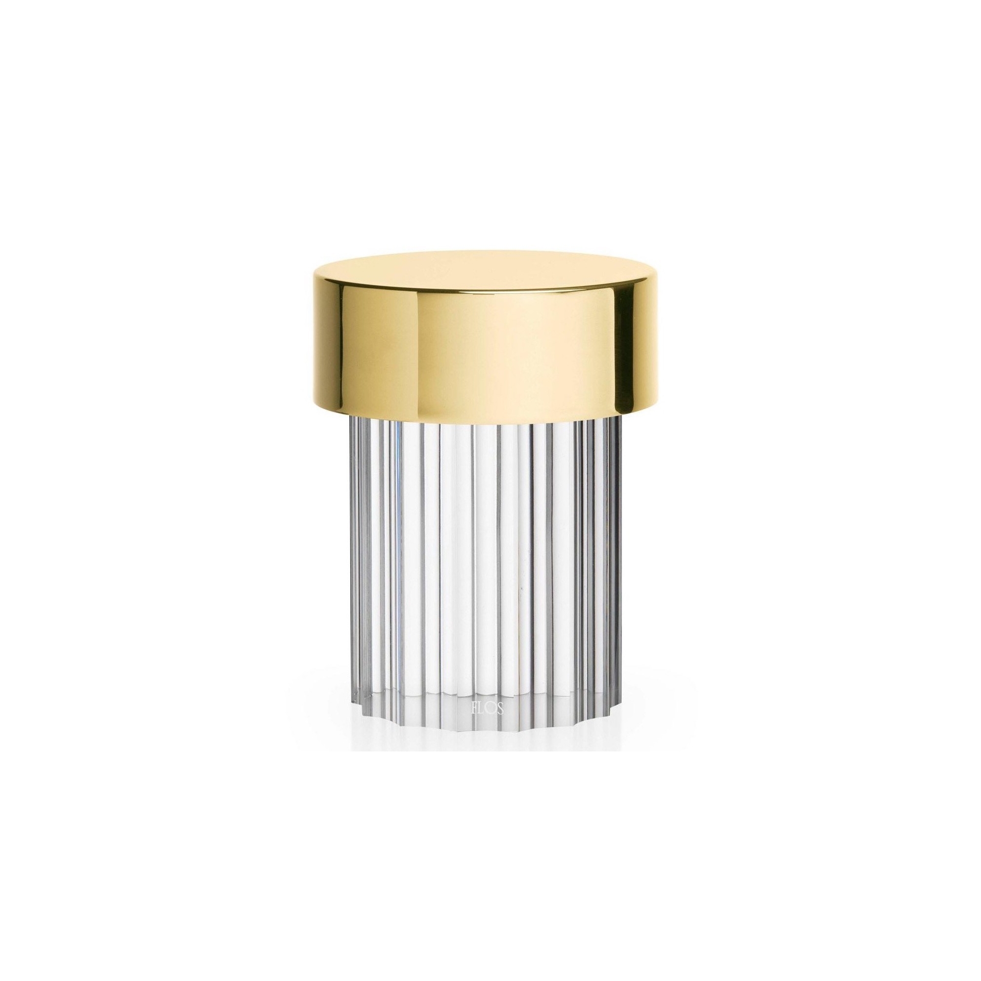 Last Order – polished brass, fluted (F3694059) - Flos