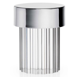 lampe portable Last Order – inox poli, cannelé (F3694056) - Flos