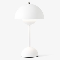 &Tradition – FlowerPot VP9 wireless table lamp, matt white