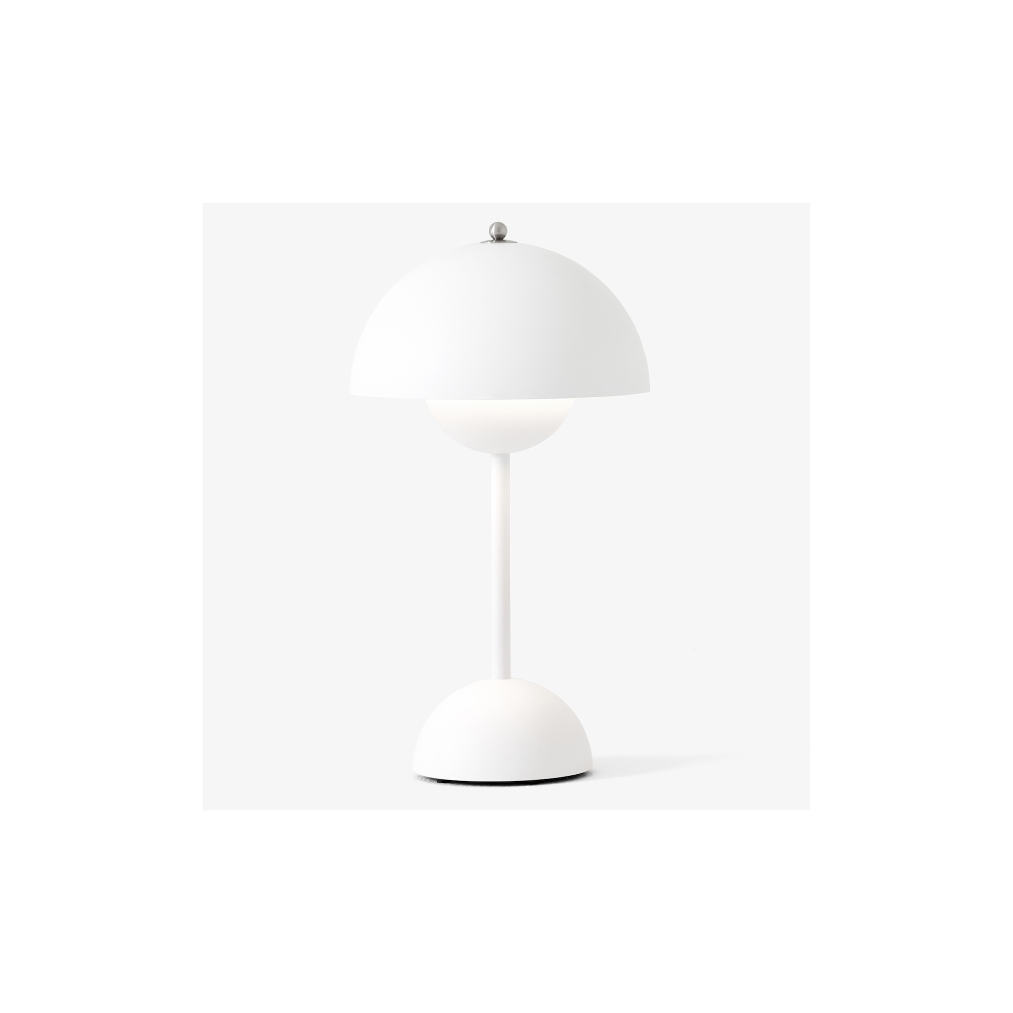 &Tradition – Lampe de table FlowerPot VP9 sans fil, blanc mat