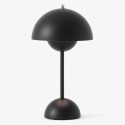 &Tradition – FlowerPot VP9 wireless table lamp, matt black