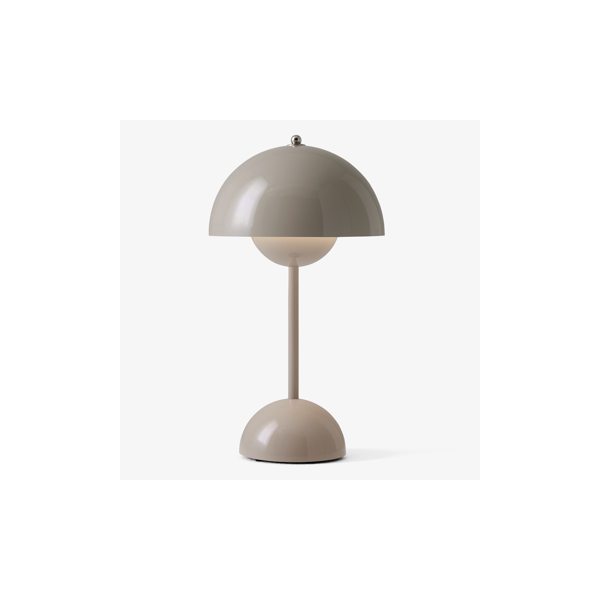 &Tradition – FlowerPot VP9 wireless table lamp, beige grey