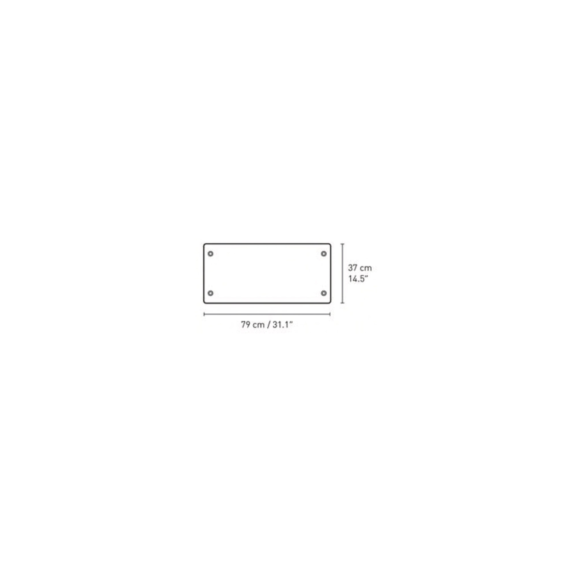 Shelf 37 x 79 cm – BM0253 - Carl Hansen & Søn