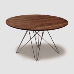 GM3880 - Spider Table Ø120 cm – Plateau bois - Naver collection