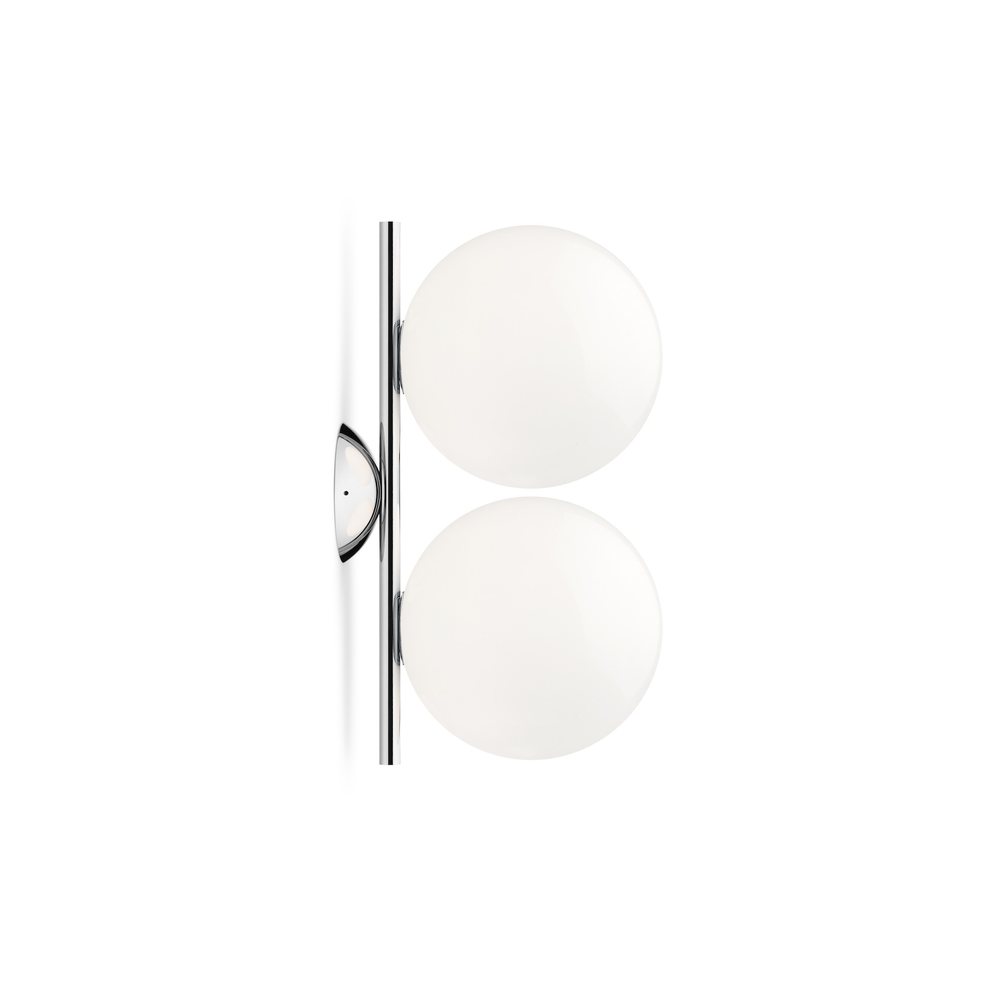 IC C/W1 double wall / ceiling lamp - chrome (F3157057) - Flos