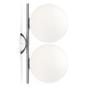 IC C/W1 double wall / ceiling lamp - chrome (F3157057) - Flos