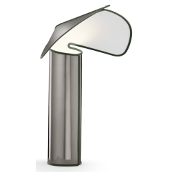 Chiara T table lamp – aluminium / anthracite (F1595004) - Flos