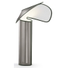 Chiara T table lamp – aluminium / anthracite (F1595004) - Flos