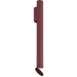 Flauta H50cm – Riga, anodized ruby red - Flos