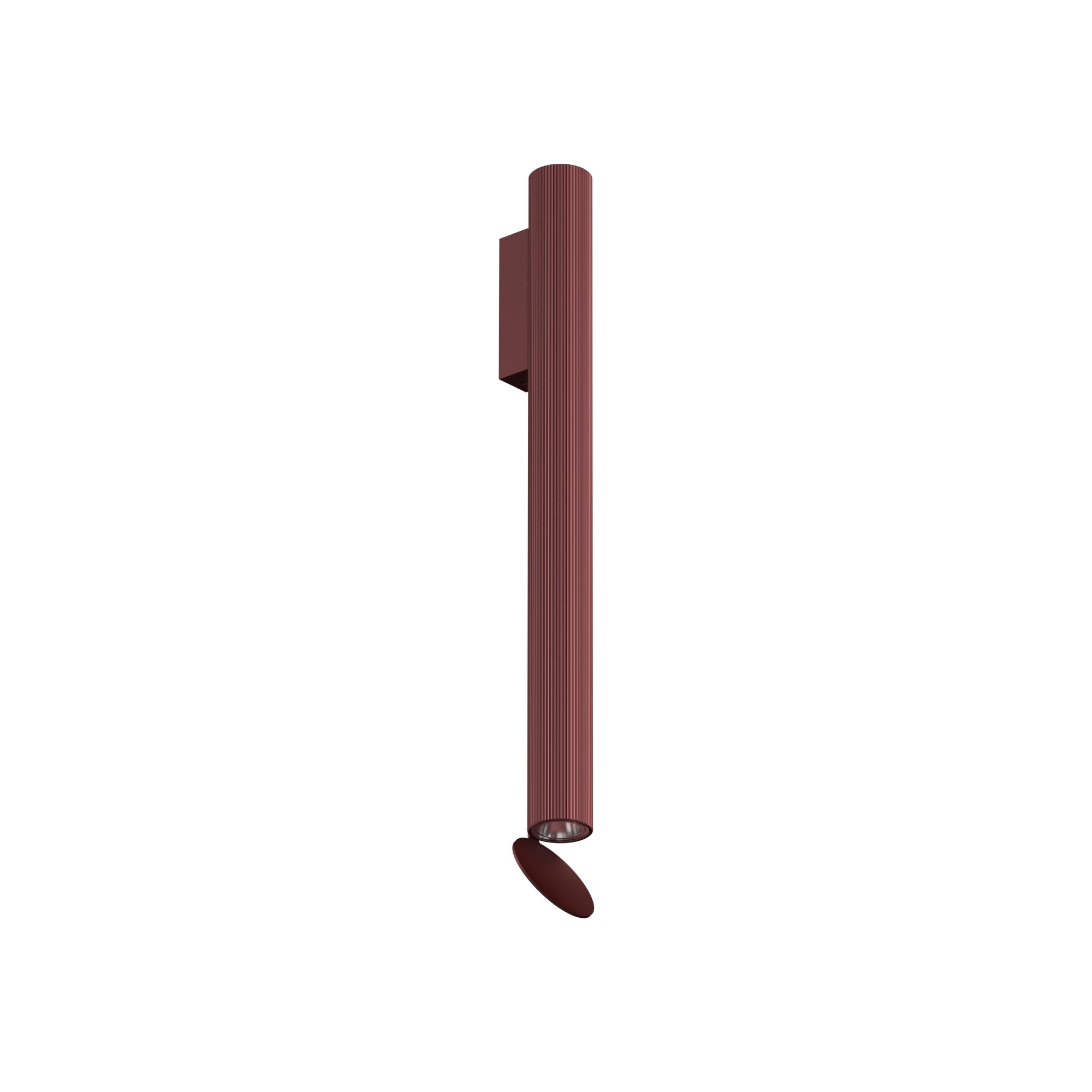 Flauta H50cm – Riga, anodized ruby red - Flos