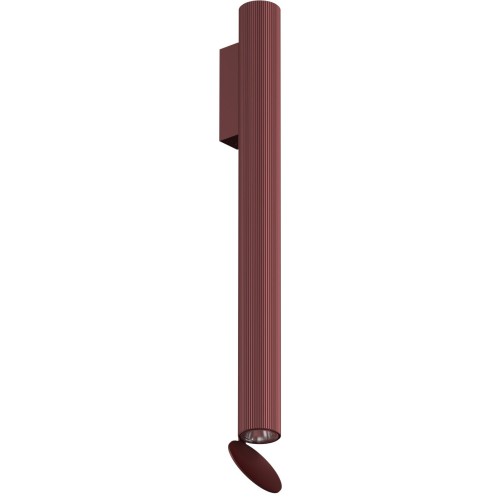 Flauta H50cm – Riga, anodized ruby red - Flos