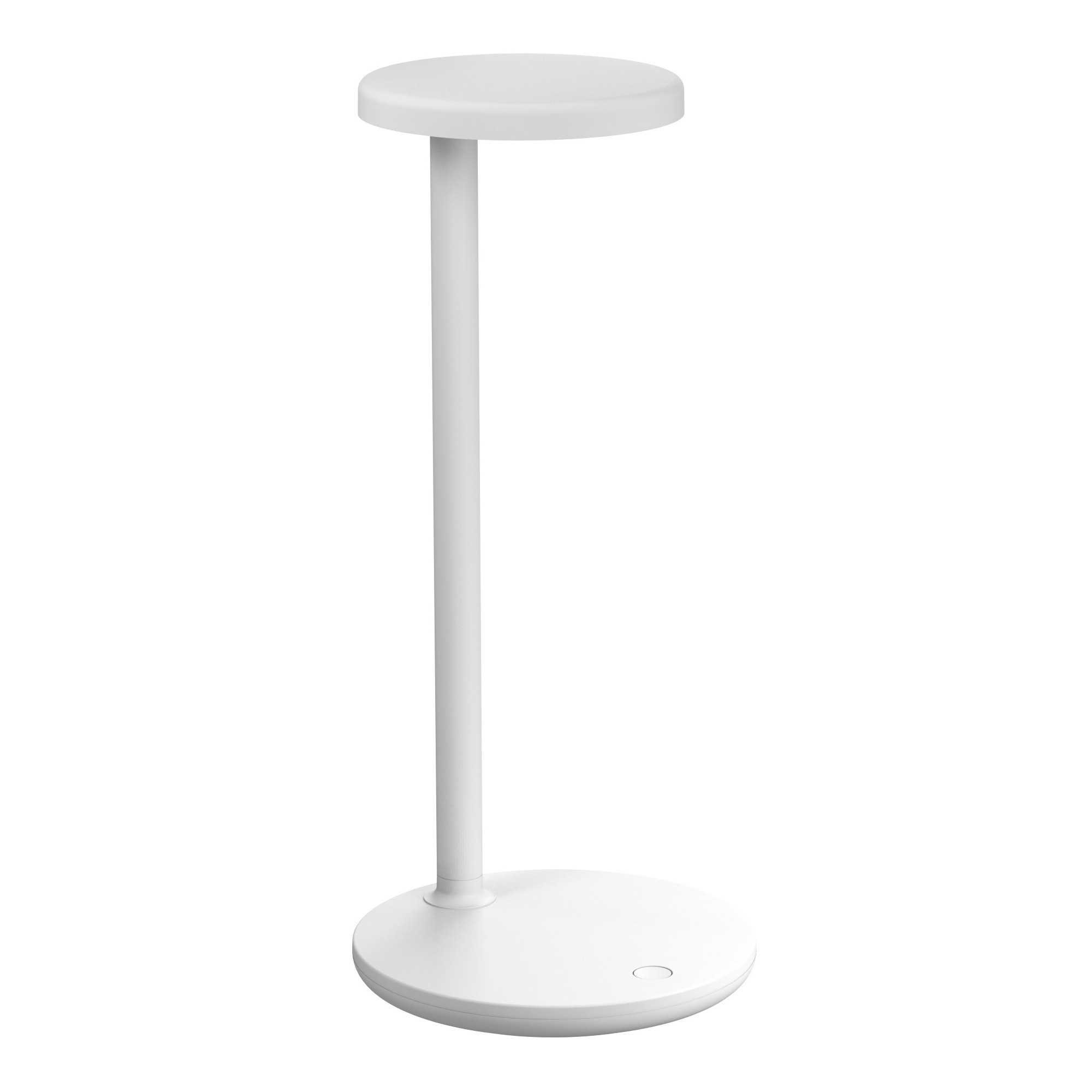 Oblique Qi table lamp  – matte white – with inductive charger - Flos