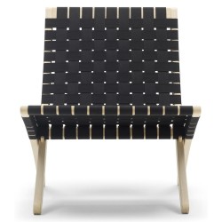 Cuba Chair – black cotton - Carl Hansen & Søn