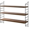 String Furniture – String Pocket shelves, walnut