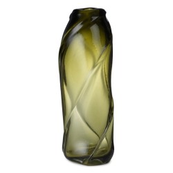 SOLD OUT - Water Swirl  vase – Moss green - Ferm Living