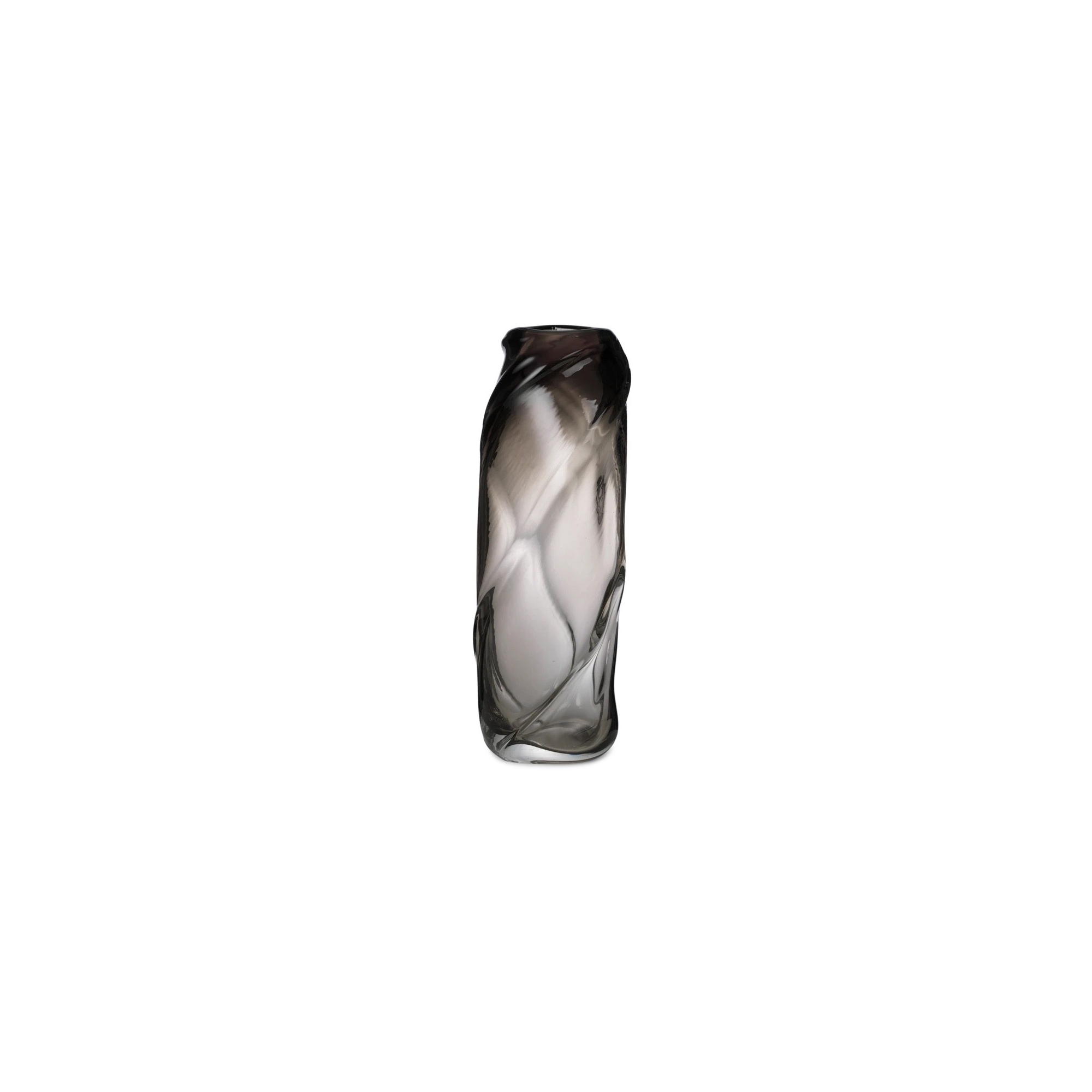 Water Swirl  vase – Smoked grey