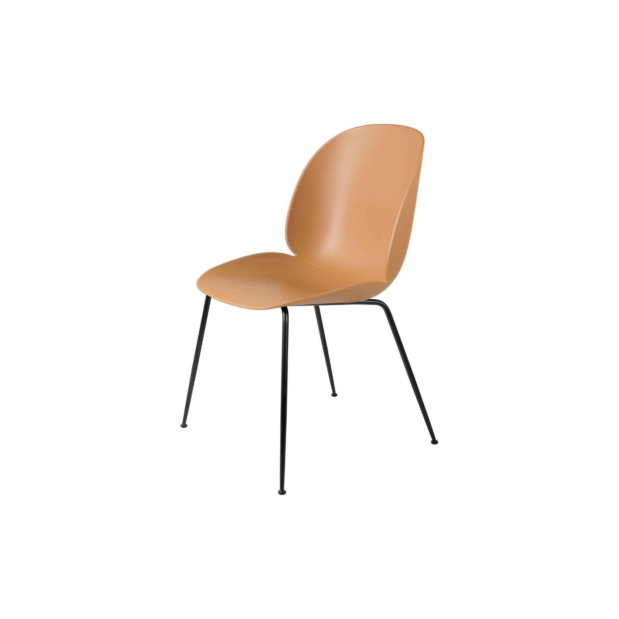 Amber Brown + Black Matt – Chaise Beetle - Gubi