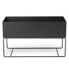 Plant Box black - large low - Ferm Living