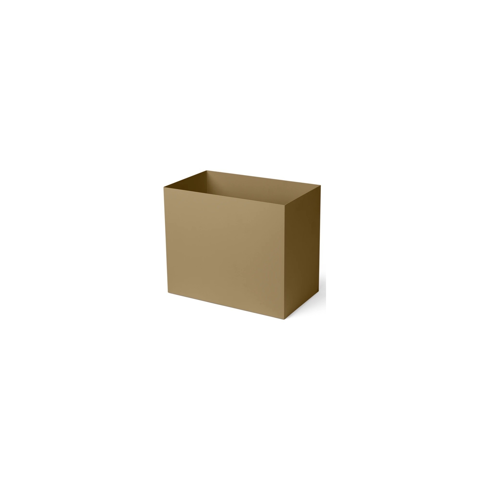 SOLD OUT - Plant Box Pot Large olive - Ferm Living