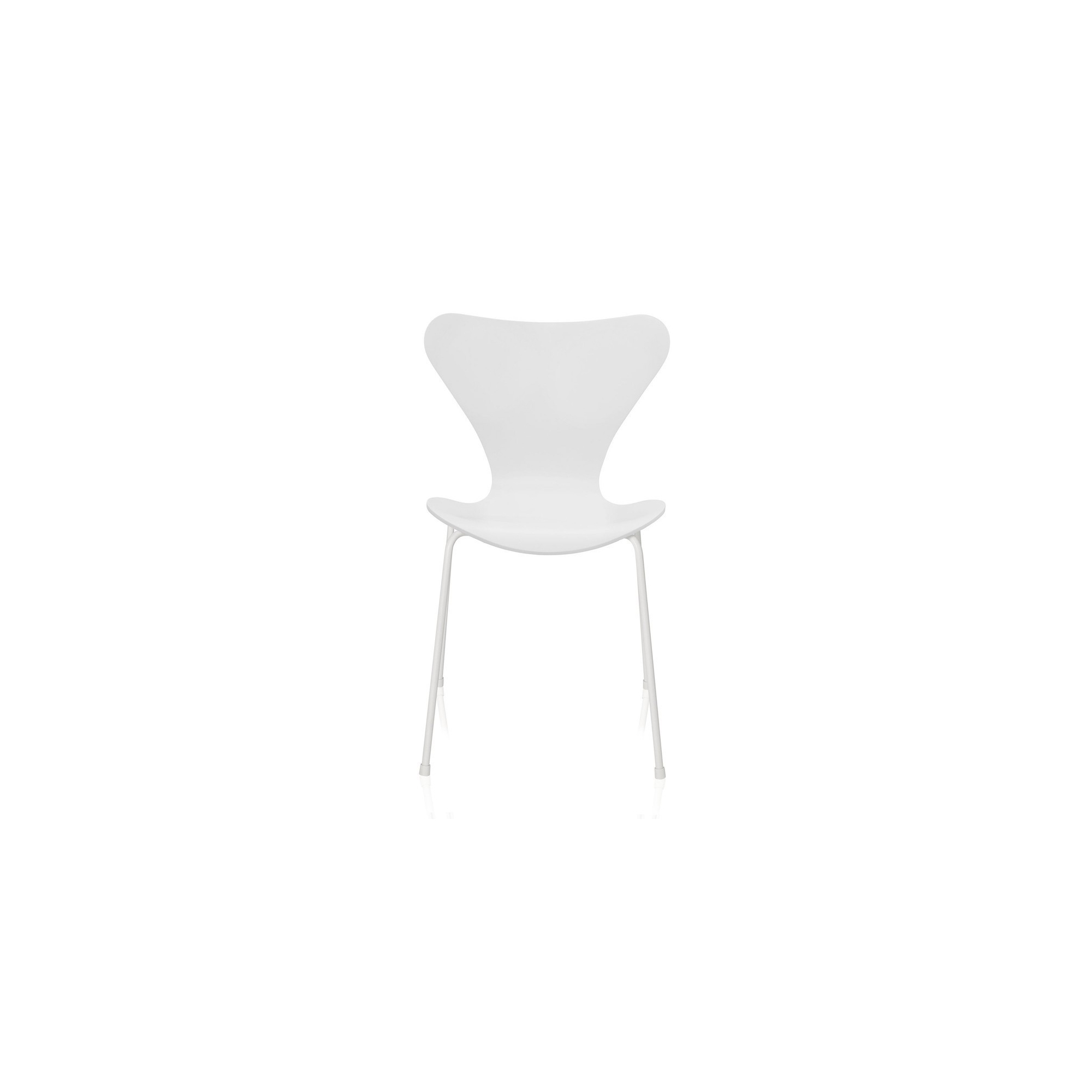 4 x monochrome White lacquered - Seven Tal R - Fritz Hansen