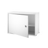 Caisson porte battante - blanc - L58xP30xH42 cm - String Furniture