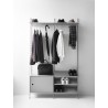 W58xD30xH42 cm - Cabinet with swing door - grey - String Furniture