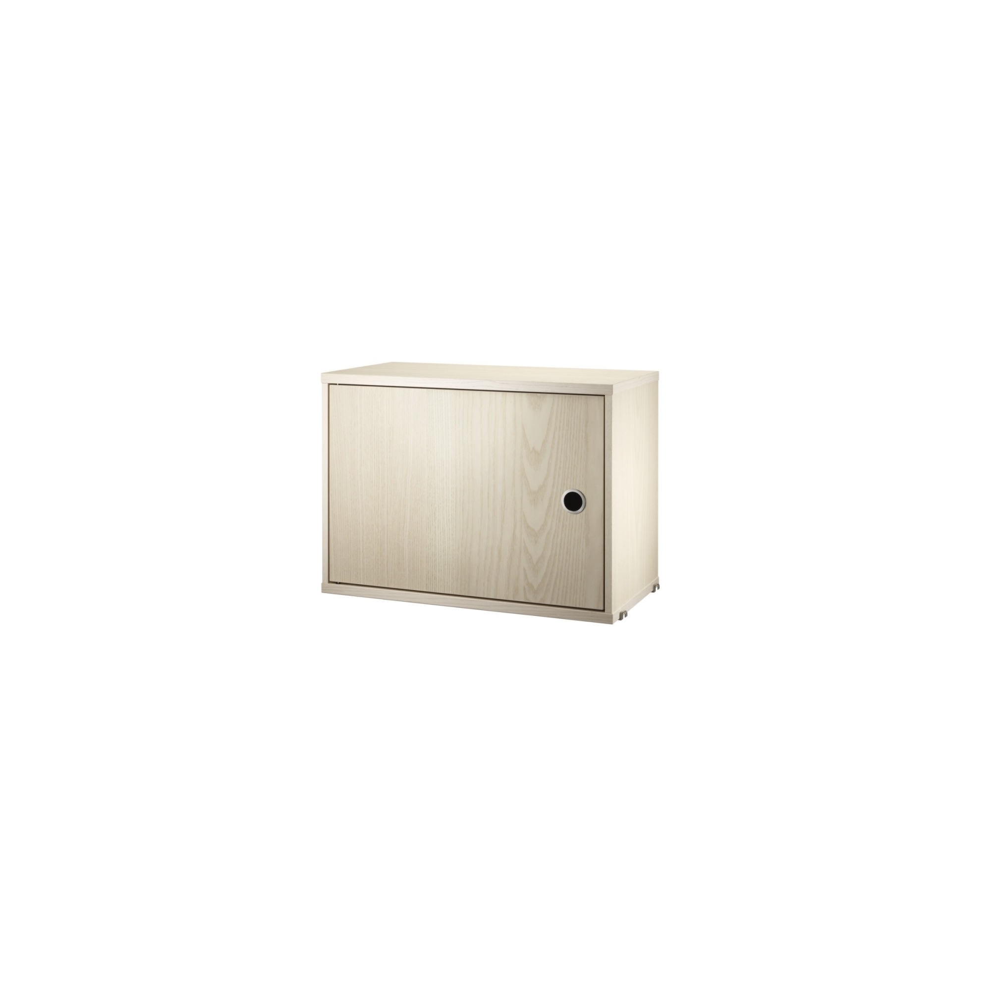 Cabinet with swing door - ash - L58xP30xH42 cm - String Furniture