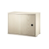 Cabinet with swing door - ash - L58xP30xH42 cm - String Furniture