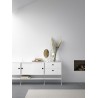 Cabinet portes coulissantes - blanc - L78xP30xH42 cm - String Furniture