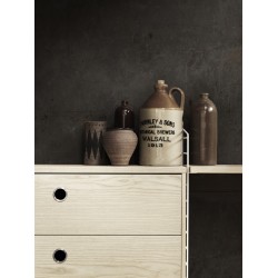 Chest 2 drawers - ash - W78xD30xH42 cm - String Furniture