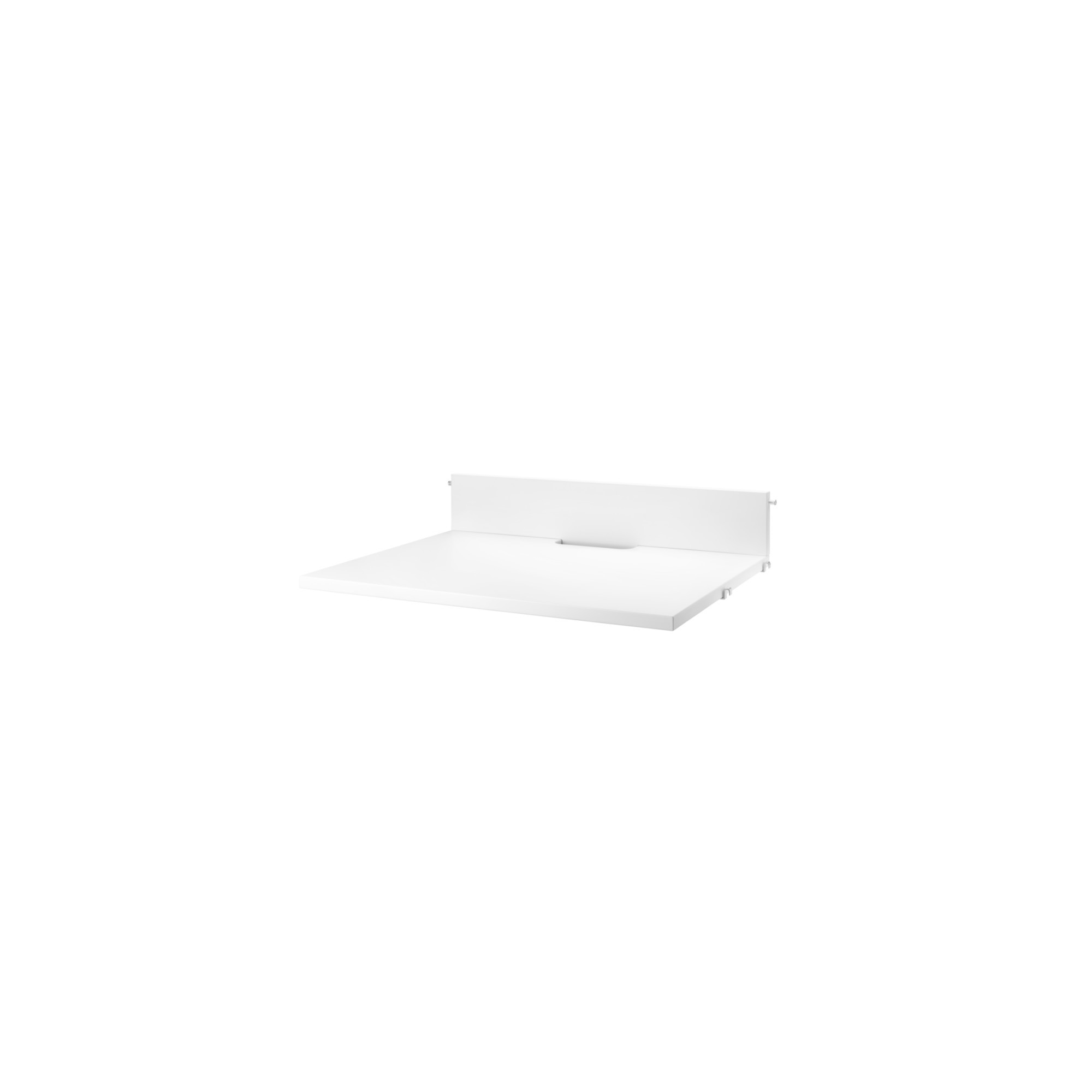 Media Shelf - white - W58xD47xH2 cm - String Furniture