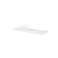 Support assiettes - blanc 30cm - String Furniture