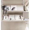 58x30cm - Magazine shelf solid - beige - String Furniture