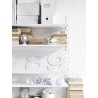 78x30cm - Magazine shelf solid - white - String Furniture