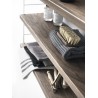 58x20cm - 3-pack shelves - Walnut - String Furniture