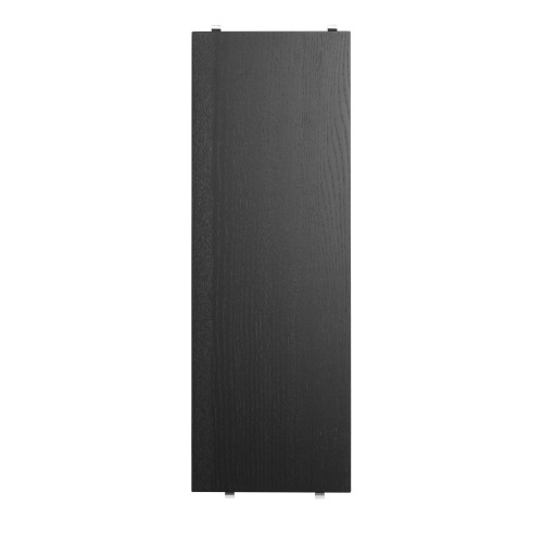 58x20cm - 3-pack shelves - Black stained ash - String Furniture