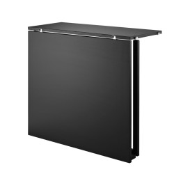 Folding Table - Black Stained Ash/Black - String Furniture