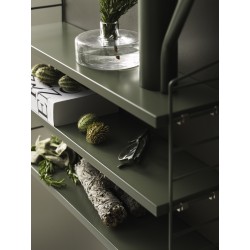 String Furniture – String Pocket shelves, sage