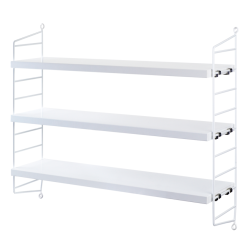 String Furniture – String Pocket shelves, white