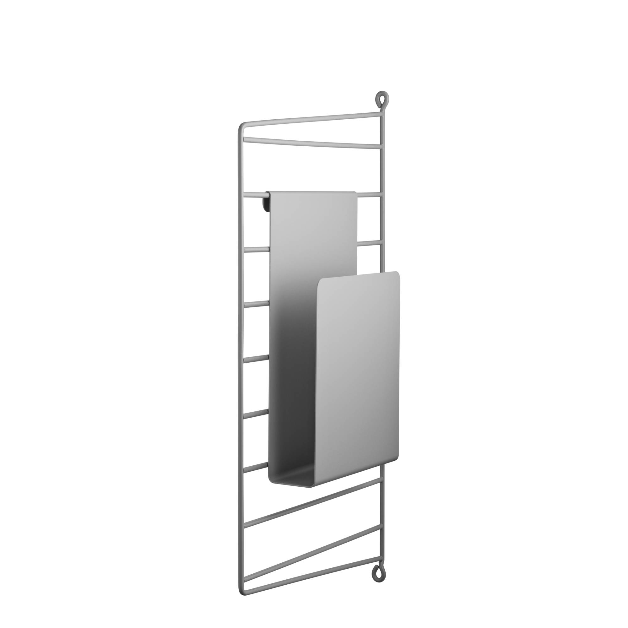 magazine holder 17x27cm - grey - String Furniture