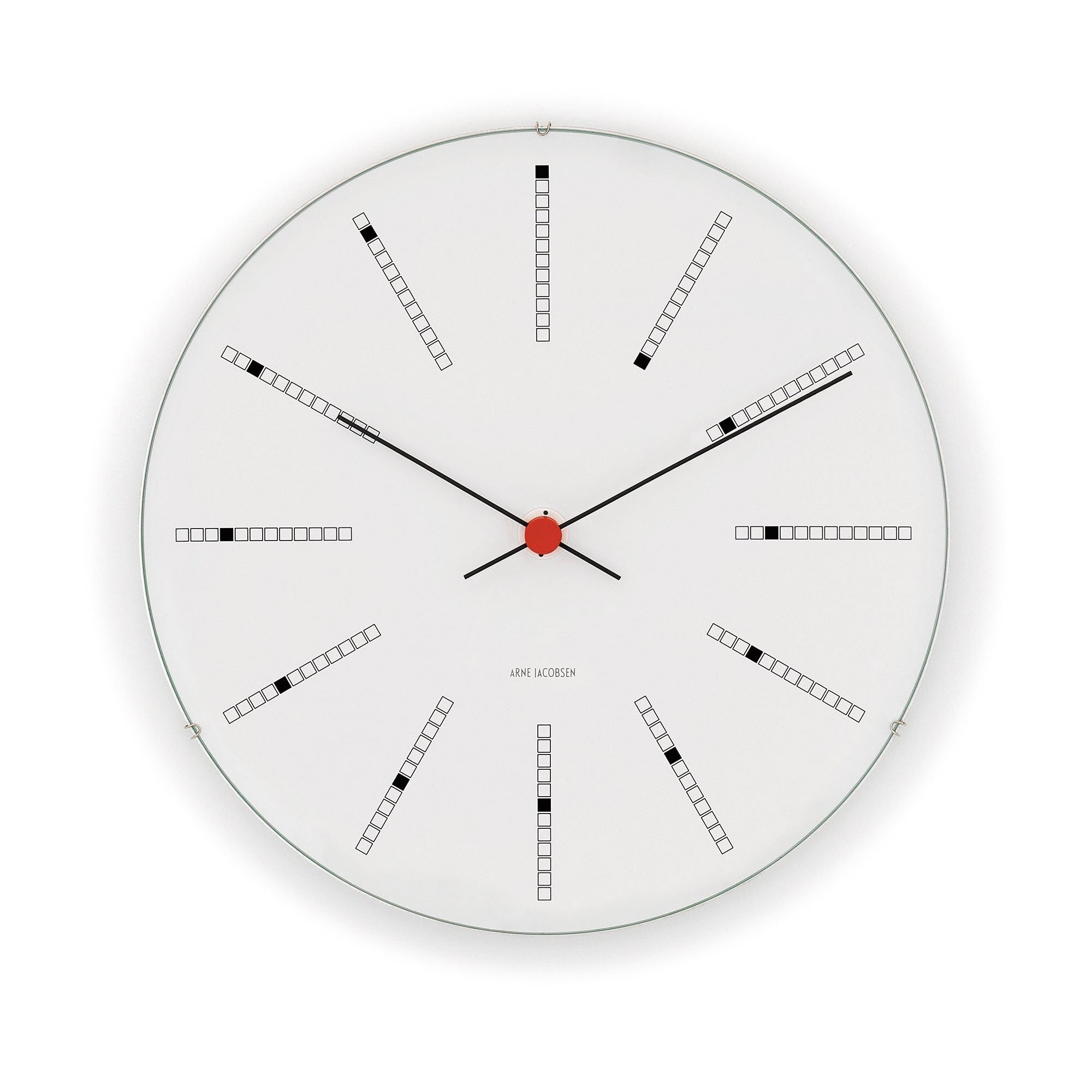 Bankers wall clock - 16cm - white dial