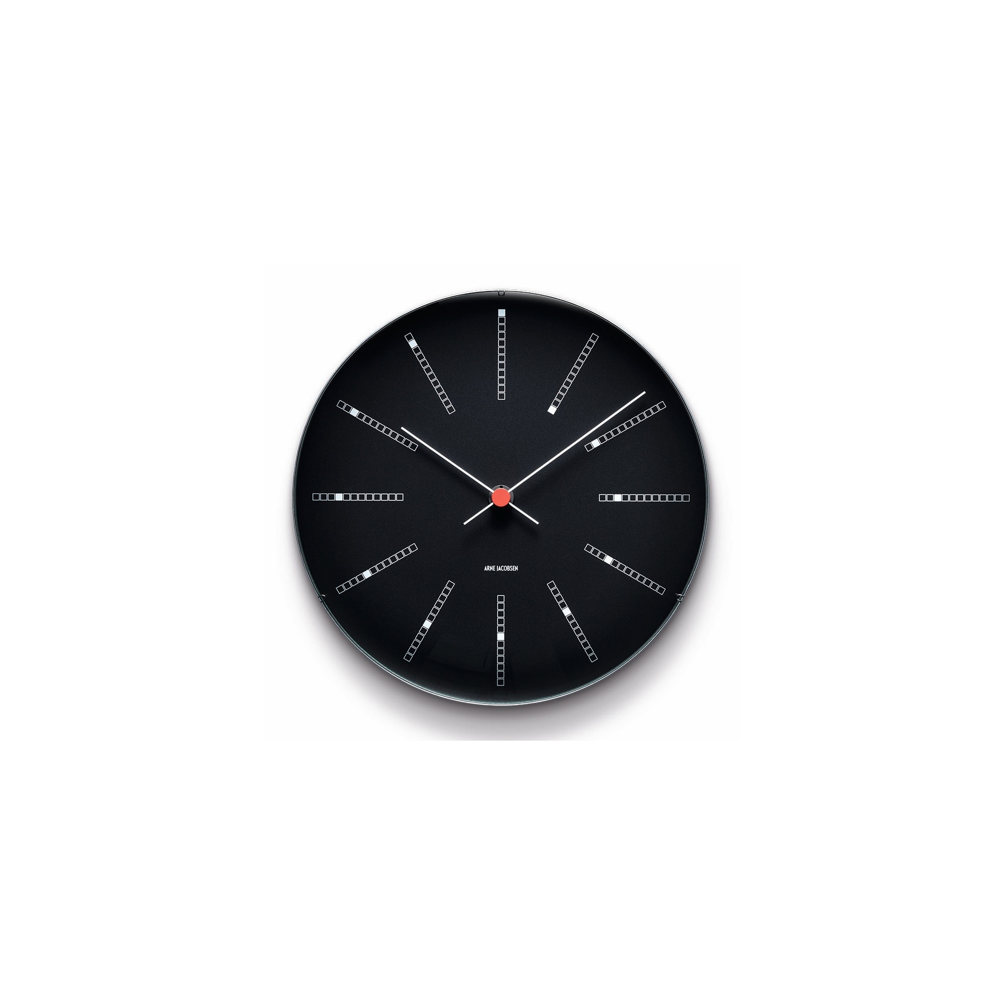 Bankers wall clock - Ø29 cm - black dial