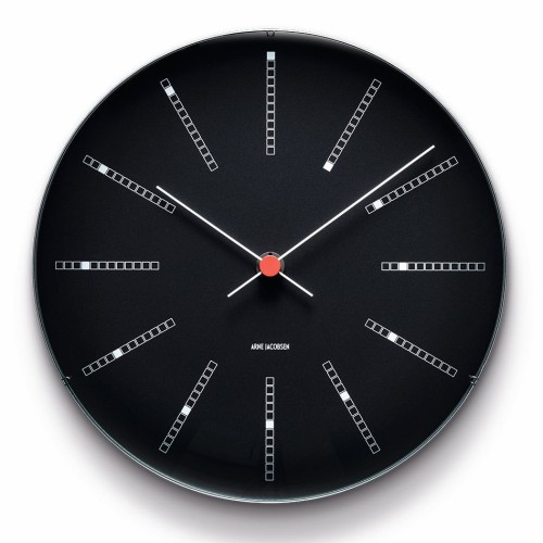 horloge Bankers - Ø29 cm - cadran noir