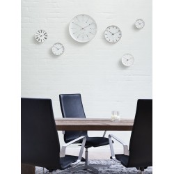 Bankers wall clock - 29cm - white dial