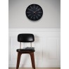 Bankers wall clock - Ø29 cm - black dial