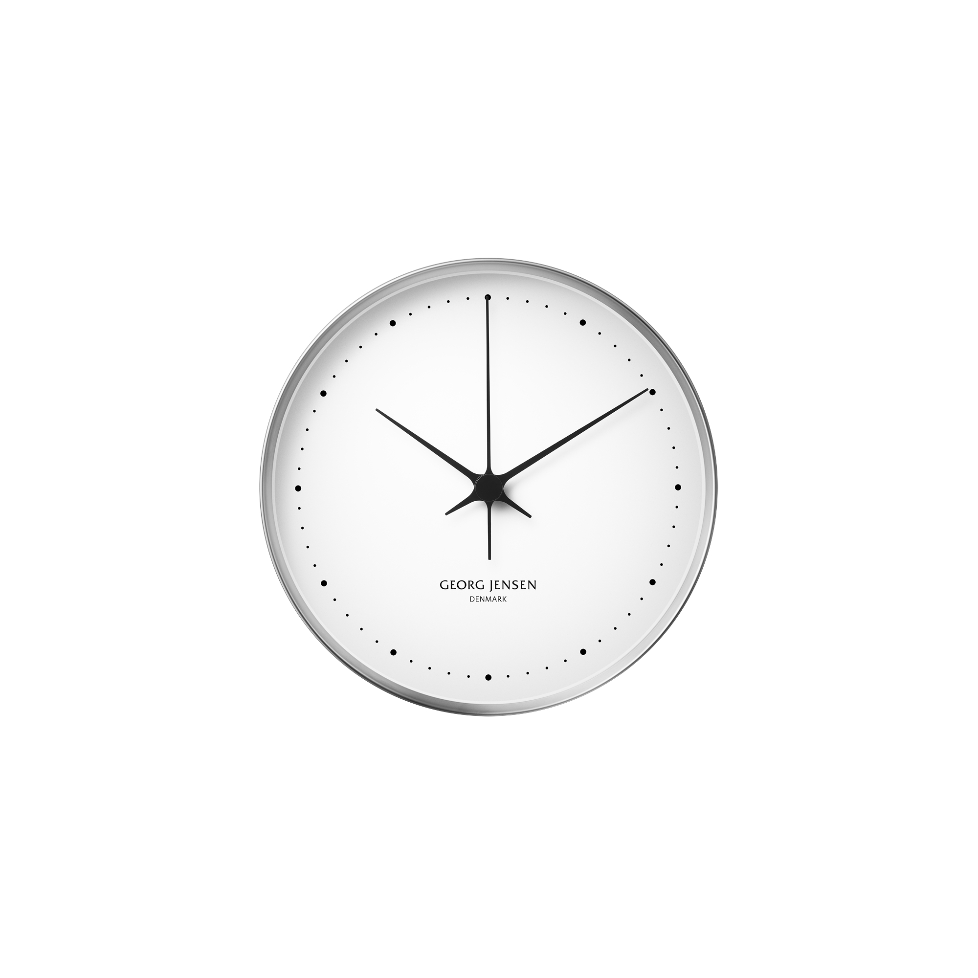 Horloge Koppel - Ø30cm - acier Inoxydable, cadran blanc