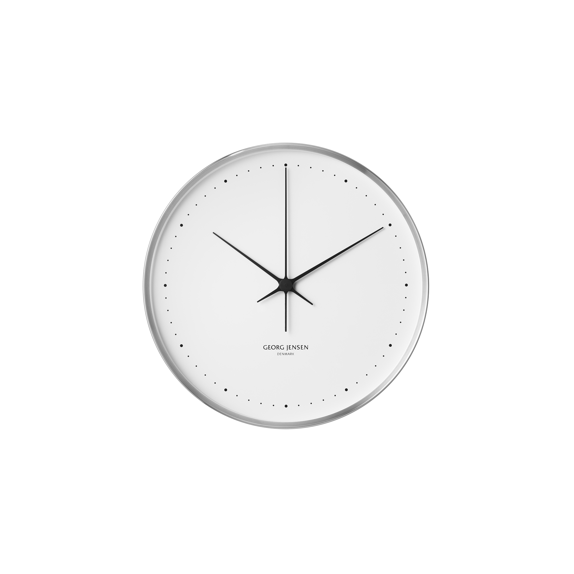 Koppel wall clock - Ø40cm - stainless steel, white dial