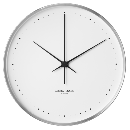 Horloge Koppel - Ø40cm - acier Inoxydable, cadran blanc