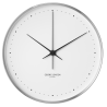 Koppel wall clock - Ø40cm - stainless steel, white dial